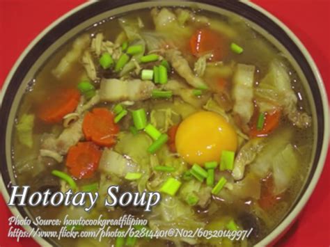 Hototay Soup Recipe .